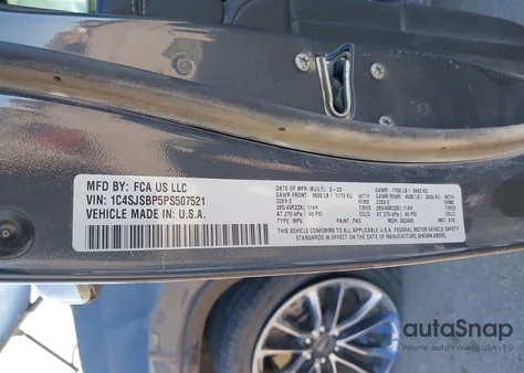 2023 Jeep Wagoneer L Series Ii 4X4 z USA, uszkodzony, nr VIN 1C4SJSBP5PS507521